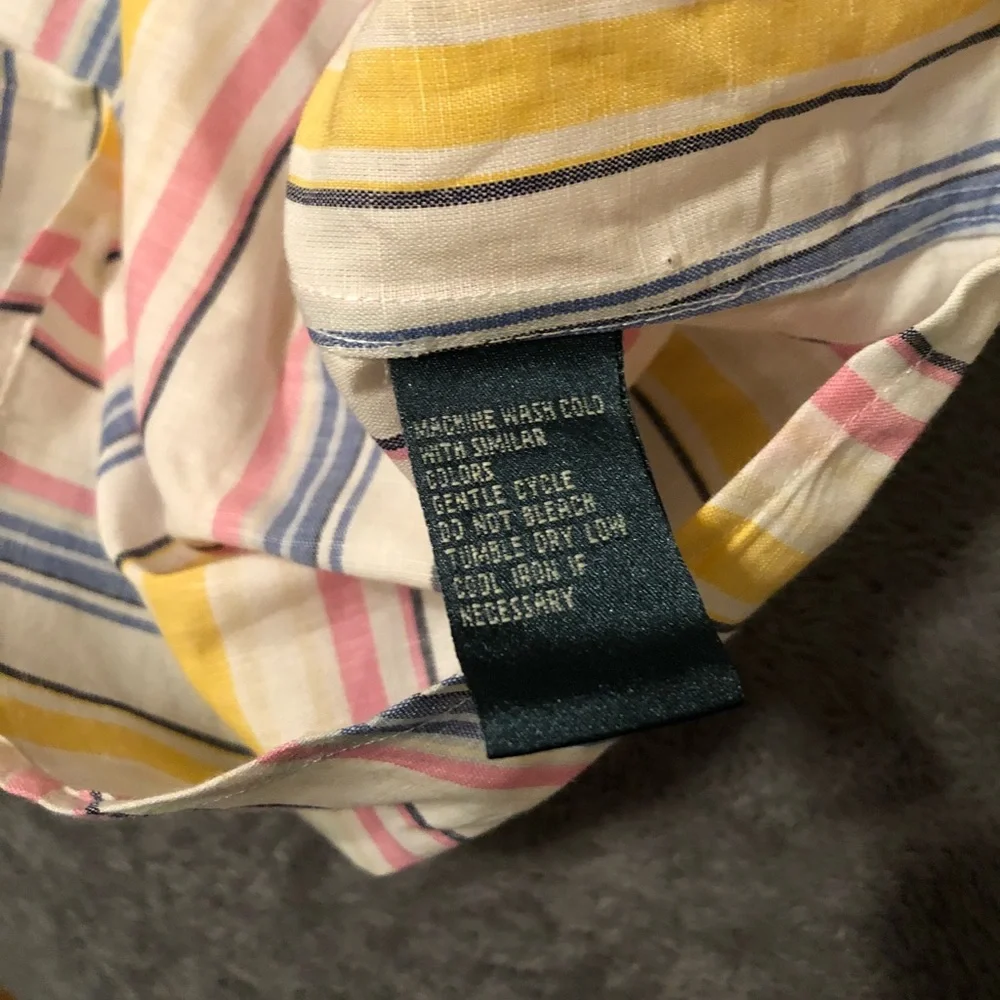 Lauren Ralph Lauren Striped Button Down Shirt - Picture 3 of 7